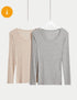 Marks & Spencer "2pk Heatgen™ Thermal Ribbed Tops"